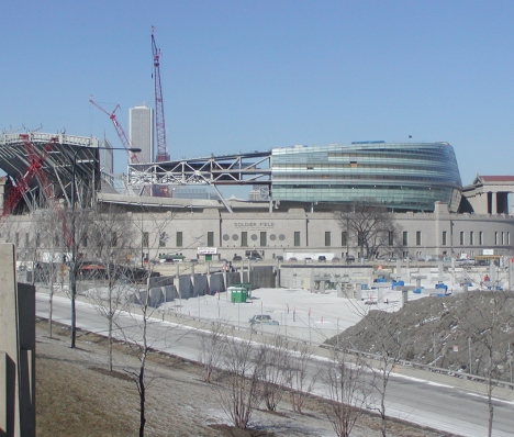 Soldier Field Waldron Parking Structure 